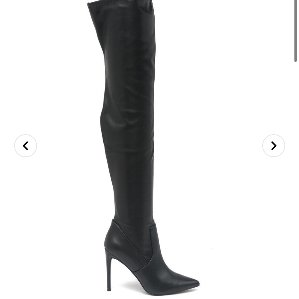 Steve Madden Hayzel Black OTK boots Sz 8.5